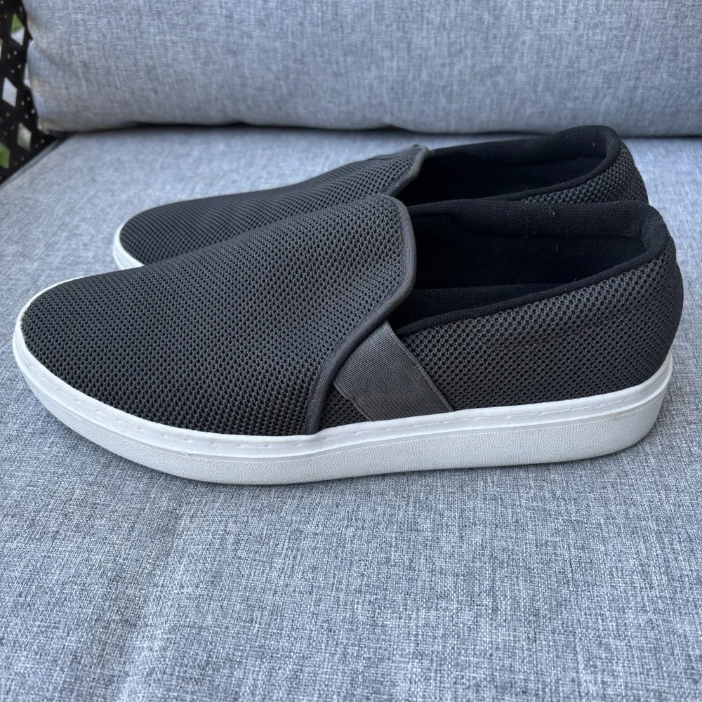 Eileen Fisher Shoes Women 9.5 Pep Slip On Platform Sneaker Graphite Grey Casual‎